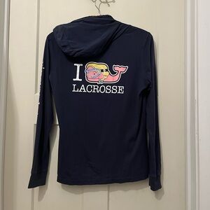 Vineyard Vines Lacrosse Long Sleeve Hooded Top